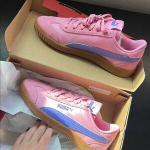 Puma Club 5v5 Pink and Purple